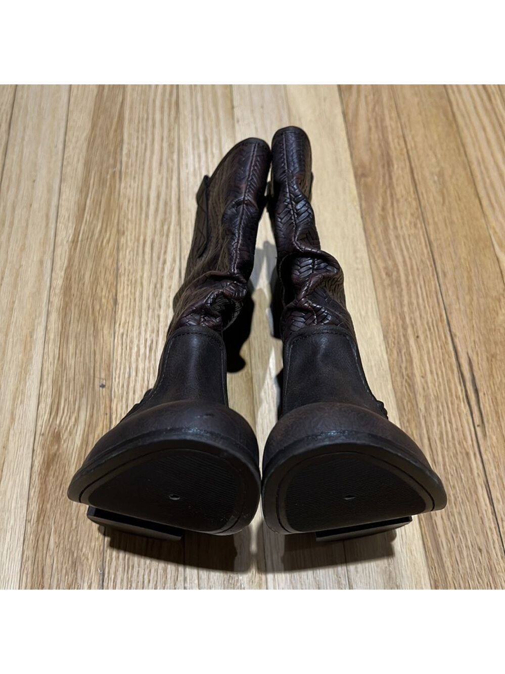 Girls Brown Tall Boots Size 5 - Picture 5 of 7